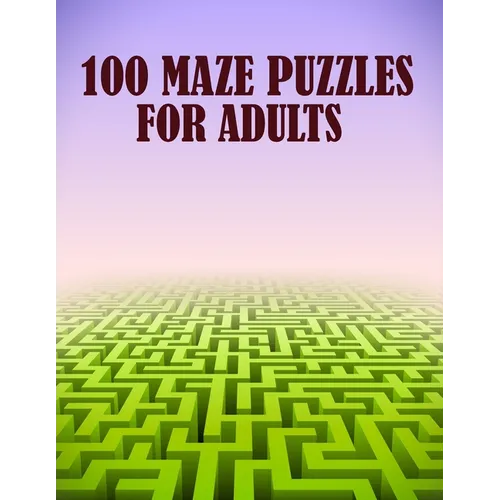 100 Maze Puzzles For Adults: A creative pig shaped maze book for mind relaxation with fun and more