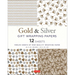 Gold & Silver Gift Wrapping Papers - 12 Sheets: 18 X 24 Inch (45 X 61 CM) Wrapping Paper