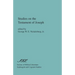 Studies on the Testament of Joseph