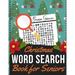 Christmas Word Search Book for Seniors: Holiday themed word search puzzle book Puzzle Gift for Word Puzzle Lover Brain Exercise Game