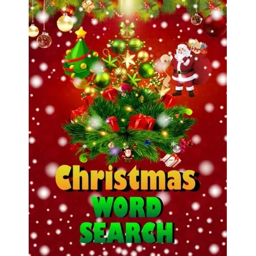 Christmas word search.: Easy Large Print Puzzle Book for Adults, Kids & Everyone for the 25 Days of Christmas.