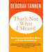 That's Not What I Meant!: How Conversational Style Makes or Breaks Relationships
