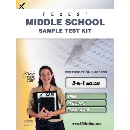 TExES Middle School Sample Test Kit: Thea, Ppr Ec-12, Generalist 4-8 Teacher Certification Study Guide