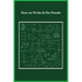 How to Write & Do Proofs