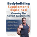 Bodybuilding Supplements Explained: Supplements for bodybuilding, brands, buying online, gain, recovery, for men, for women, pre workout, post work ou