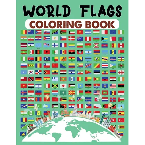 Word Flags Coloring Book