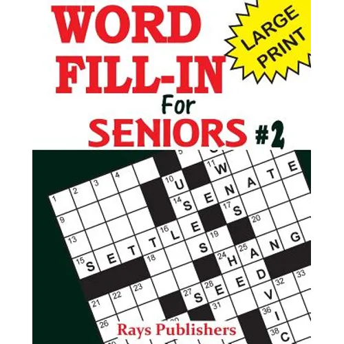 Word Fill-ins for Seniors 2