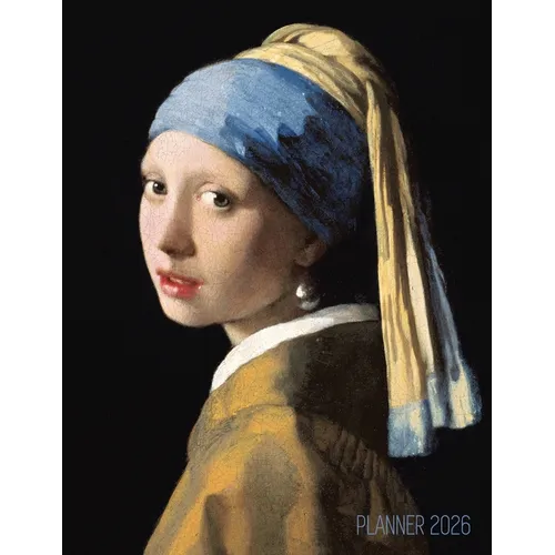 Girl With a Pearl Earring Planner 2026: Johannes Vermeer Artsy Year Agenda: January-December 12 Months Artistic Italian Renaissance Painting