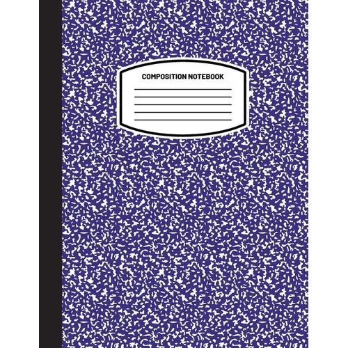 Classic Composition Notebook: (8.5x11) Wide Ruled Lined Paper Notebook Journal (Navy Blue) (Notebook for Kids, Teens, Students, Adults) Back to Scho