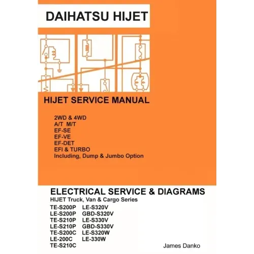 Daihatsu Hijet English Electrical Service Manual S200P S210P S320V S330V