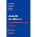 Maistre: Considerations on France