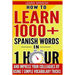 Learn Spanish: How to Learn 1000+ Spanish Words in 1 Hour and Impress Your Colleagues by Using 7 Simple Vocabulary Tricks