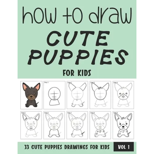 How to Draw Cute Puppies for Kids