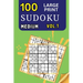 100 Large Print Sudoku Medium Vol 1: 9x9 Grid Format for Kids, Adults and Seniors with Brain Teasing Activity, Sized for Travel, Easy to Read