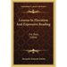 Lessons In Elocution And Expressive Reading: For Boys (1884)
