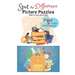 Spot the Difference Picture Puzzles "What is in the school bag? " Find 5 Differences vol.81: Children Activities Book for Kids Age 3-8, Boys and Girls