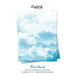 Blue Clouds Stationery Paper: Aesthetic Letter Writing Paper for Home, Office, Letterhead Design, 25 Sheets