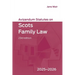 Avizandum Statutes on Scots Family Law: 2025-2026, 23rd Edition