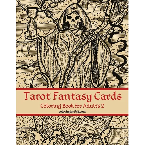 Tarot Fantasy Cards Coloring Book for Adults 2