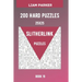 Slitherlink Puzzles - 200 Hard Puzzles 25x25 Book 19
