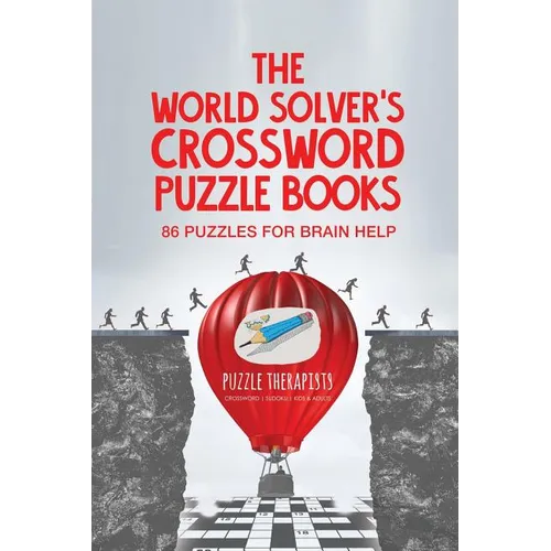 The World Solver's Crossword Puzzle Books 86 Puzzles for Brain Help