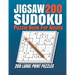 Jigsaw Sudoku Puzzle Book for Adults: 200 Jigsaw Sudoku Puzzles 9x9 (Easy, Medium, Hard, Super Hard) for Adults with Solutions.