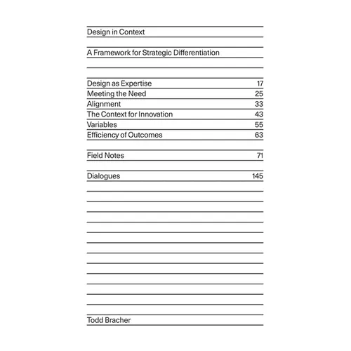 Design in Context: A Framework for Strategic Differentiation