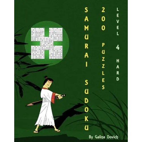 Samurai Sudoku 200 Puzzles: Level 4 Hard