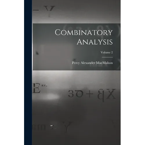 Combinatory Analysis; Volume 2