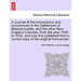 A Journal of the transactions and occurrences in the Settlement of Massachusetts, and the other New England Colonies, from the year 1630 to 1644; and