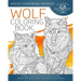 Wolf Coloring Book: An Adult Coloring Book of 40 Zentangle Wolf Designs with Henna, Paisley and Mandala Style Patterns