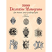 5000 Decorative Monograms for Artists and Craftspeople