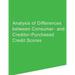 Analysis of Differences between Consumer- and Creditor-Purchased Credit Scores