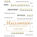 Halloween: Word Scramble Puzzles