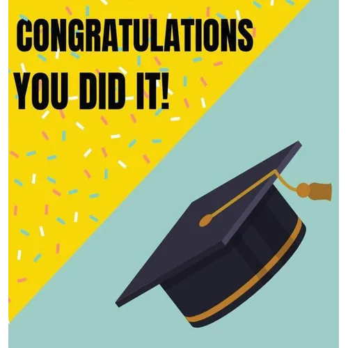 Congratulations Graduate Guest Book Hardcover: Message book to share well wishes and memories, memory book, guest book for graduation party, keepsake,
