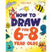 How to Draw for 6-8 Year Olds: Learn to Draw Cute Animals, Gifts, Magical Things and Other Cool Stuff Book for Kids Age 6+