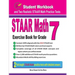 STAAR Math Exercise Book for Grade 7: Student Workbook and Two Realistic STAAR Math Tests