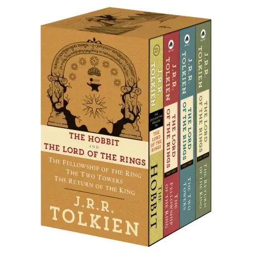 J.R.R. Tolkien 4-Book Boxed Set: The Hobbit, The Fellowship of the Ring, The Two Towers, The Return of the King