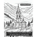 Churches: A Grayscale Coloring Book of Beautiful Churches