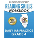 ILLINOIS TEST PREP Reading Skills Workbook Daily IAR Practice Grade 4: Preparation for the Illinois Assessment of Readiness ELA/Literacy Tests