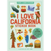 I Love California Sticker Book: 325+ Stickers Celebrating the Golden State