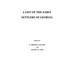 List of the Early Settlers of Georgia