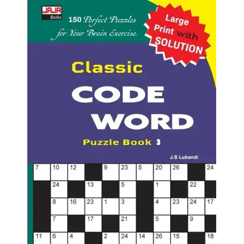 Classic CODE WORD Puzzle Book