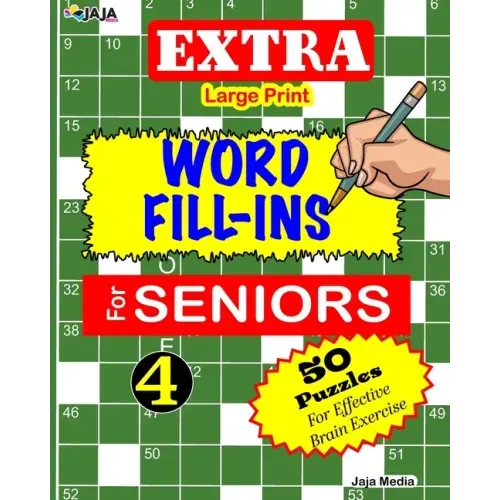 EXTRA Large Print WORD FILL-INS FOR SENIORS: Vol. 4