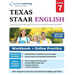 Grade 7 English Language Arts Literacy (ELA) Practice Workbook and Full-length Online Assessments: STAAR Study Guide
