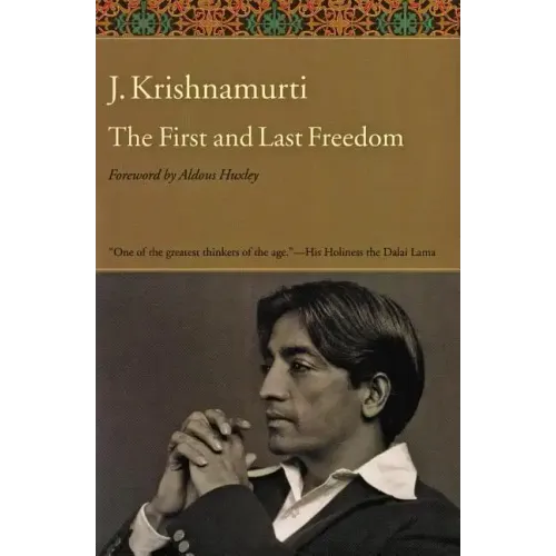 The First and Last Freedom