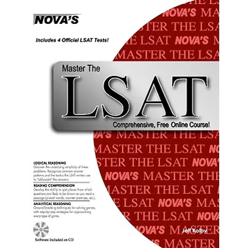 Master The LSAT: Includes 4 Official LSATs! [With CDROM]