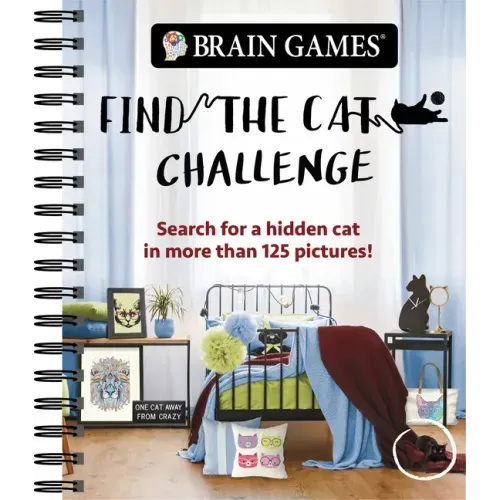 Brain Games - Find the Cat Challenge: Search for a Hidden Cat in More Than 125 Pictures! Volume 2