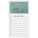 To Do List Notepad: Van Gogh Paintings, Checklist, Task Planner for Grocery Shopping, Planning, Organizing