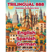 Trilingual 888 English Spanish German Illustrated Vocabulary Book: Help your child master new words effortlessly